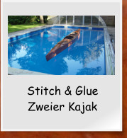 Stitch & Glue Zweier Kajak